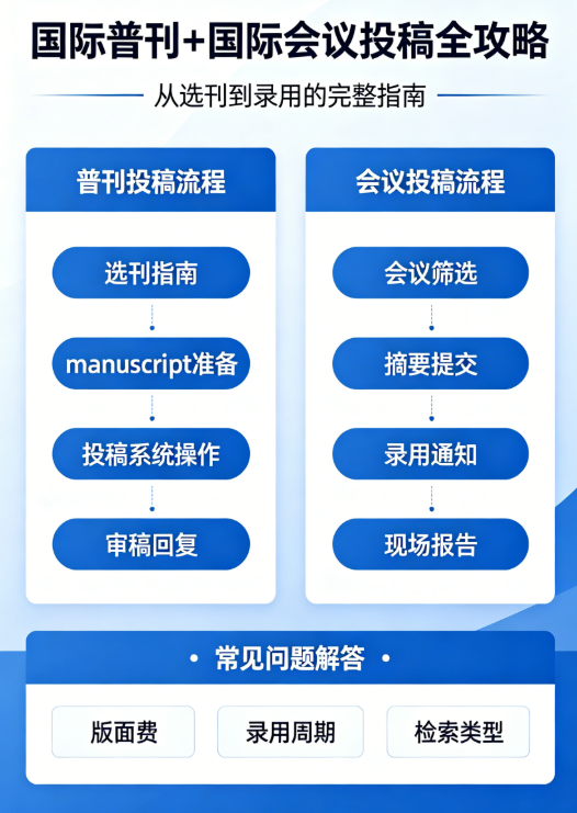 国际普刊+国际会议投稿全攻略